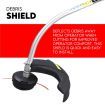 4 STROKE Curved Split Shaft Line Trimmer Garden Lawn Whipper Snipper