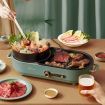 BEAR Multi-functional 2-in-1 Cooking Hot Pot And Griddle Barbecue Machine DKL-C15L1