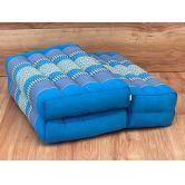 3-Fold Zafu Meditation Cushion Set Blue Medium Size