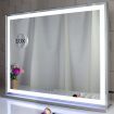 Hollywood LED Makeup Mirror with Smart Touch Control and 3 Colors Dimmable Light (72 x 56 cm)
