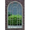 Large Garden Arched Window Mirror