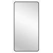 Black Metal Rectangle Mirror - X-Large 100cm x 200cm