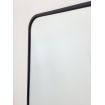 Black Metal Rectangle Mirror - X-Large 100cm x 200cm