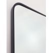 Black Metal Rectangle Mirror - X-Large 100cm x 200cm