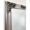 Deluxe French Provincial Ornate Mirror - Antique Silver - 90cm x 170cm