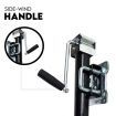 TRAILER PARTS TRAILER CARAVAN JACK STAND /JOCKEY WHEEL DRAW BAR FITMENT 5000LBS