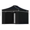 ALFORDSON Gazebo 3x4.5m Pop Up Marquee Outdoor Folding Tent Wedding Canopy Walls Black