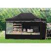 ALFORDSON Gazebo 3x4.5m Pop Up Marquee Outdoor Folding Tent Wedding Canopy Walls Black