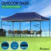 ALFORDSON Gazebo 3x6m Pop Up Marquee Outdoor Folding Tent Wedding Canopy Navy