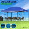 ALFORDSON Gazebo 3x6m Pop Up Marquee Outdoor Folding Tent Wedding Canopy Blue