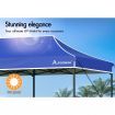 ALFORDSON Gazebo 3x6m Pop Up Marquee Outdoor Folding Tent Wedding Canopy Blue