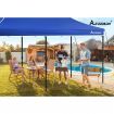 ALFORDSON Gazebo 3x6m Pop Up Marquee Outdoor Folding Tent Wedding Canopy Blue