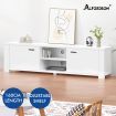 ALFORDSON Entertainment Unit TV Cabinet Stand 160cm White