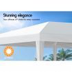 ALFORDSON Gazebo 3x9m Outdoor Wedding Party Tent Camping PE Portable White with Walls