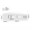ALFORDSON Gazebo 3x9m Outdoor Wedding Party Tent Camping PE Portable White with Walls
