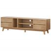 ALFORDSON Entertainment Unit TV Cabinet Stand 180cm Oak