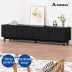 ALFORDSON Entertainment Unit TV Cabinet Stand 180cm Black