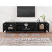 ALFORDSON Entertainment Unit TV Cabinet Stand 180cm Black