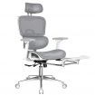 ALFORDSON Ergonomic Office Chair Executive White Grey