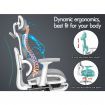 ALFORDSON Ergonomic Office Chair Executive White Grey