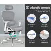 ALFORDSON Ergonomic Office Chair Executive White Grey