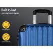 ALFORDSON Luggage 3PCS Set Suitcase Trolley TSA Carry on Hard Case Blue