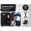 ALFORDSON Luggage 3PCS Set Suitcase Trolley TSA Carry on Hard Case Blue