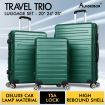 ALFORDSON Luggage 3PCS Set Suitcase Trolley TSA Carry on Hard Case Green