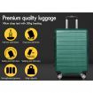 ALFORDSON Luggage 3PCS Set Suitcase Trolley TSA Carry on Hard Case Green