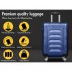 ALFORDSON Luggage 3PCS Set Suitcase Trolley TSA Carry on Hard Case Navy