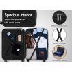 ALFORDSON Luggage 3PCS Set Suitcase Trolley TSA Carry on Hard Case Navy