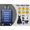 ALFORDSON Luggage 3PCS Set Suitcase Trolley TSA Carry on Hard Case Navy