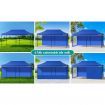 ALFORDSON Gazebo 3x6m Pop Up Marquee Outdoor Folding Tent Wedding Canopy Walls Blue