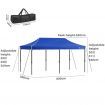 ALFORDSON Gazebo 3x6m Pop Up Marquee Outdoor Folding Tent Wedding Canopy Walls Blue