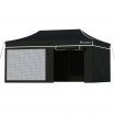 ALFORDSON Gazebo 3x6m Pop Up Marquee Outdoor Folding Tent Wedding Canopy Walls Black