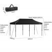 ALFORDSON Gazebo 3x6m Pop Up Marquee Outdoor Folding Tent Wedding Canopy Walls Black