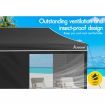 ALFORDSON Gazebo 3x6m Pop Up Marquee Outdoor Folding Tent Wedding Canopy Walls Black