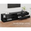 ALFORDSON Entertainment Unit TV Cabinet Stand Storage Drawer 180cm Black