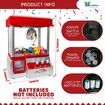 Claw Machine Arcade Game with Sound, Cool Fun Mini Candy Grabber Prize Dispenser Vending Toy for Kids, Boys and Girls