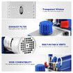 4CFM Vacuum Pump Set 1/3 HP 1 Stage Air Conditioning HVAC Refrigeration Auto AC Repair Tools Food Clothes Packaging R134A R410 Manifold Gauges