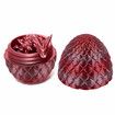 Articulated Dragon Egg 3D Printed Gift Laser Printing Flexible Fidget Toys Home Office Executive Desk Table Decor Surprise Easter Birthday Christmas