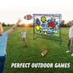 Football Toss Target Games Indoor Outdoor Backyard Throwing Sport Toy for Kids,Football Toys Passing Targets Family Party Game For Boys Girls Play