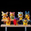 7 Pack Kids Pokemon Pikachu Charizard Bat Cartoon Figures Collectible Christmas Birthday Gifts