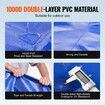 Portable Water Storage Bladder 105.7 Gal 1000D PVC Collapsible Water Tank