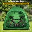 Bicycle Storage Tent Bike Storage Cover 420D Waterproof Green w/ Carry Bag