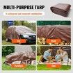Tarp Waterproof Tarpaulin 10 x 12 ft 16 Mil Plastic Poly Tear UV Resistant