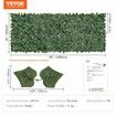 Ivy Privacy Fence, 39"x98" Artificial Green Wall Screen, Greenery Ivy Fence with Mesh Cloth Backing and Strengthened Joint, Faux Hedges Vine Leaf Decoration for Outdoor Garden, Yard, 990 x 2490 mm