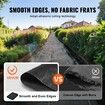 Weed Barrier Landscape Fabric, 4*100FT Heavy Duty Garden Weed Fabric, Woven PP Weed Control Fabric, Driveway Fabric, Geotextile Fabric for Landscaping, Ground Cover, Weed Blocker Weed Mat, Black