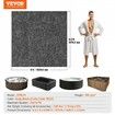 1.87 x 1.83 M Hot Tub Mat, Extra Large Inflatable Hot Tub Pad, Waterproof Slip-Proof Backing, Absorbent Spa Pool Ground Base Flooring Protector Mat Reusable Outdoor & Indoor, Also For Car Repair