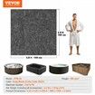 1.9 x 1.9 M Hot Tub Mat, Extra Large Inflatable Hot Tub Pad, Waterproof Slip-Proof Backing, Absorbent Spa Pool Ground Base Flooring Protector Mat Reusable Outdoor & Indoor, Also For Car Repair